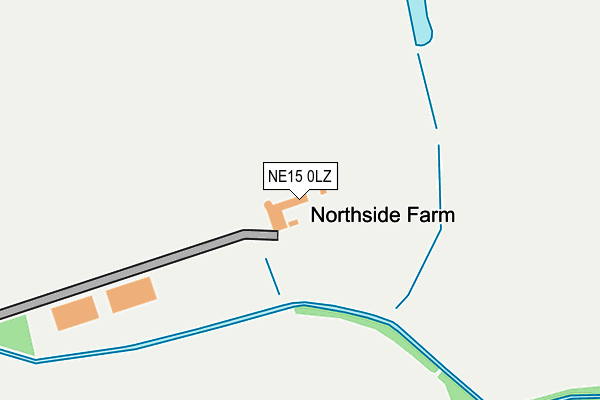 NE15 0LZ map - OS OpenMap – Local (Ordnance Survey)