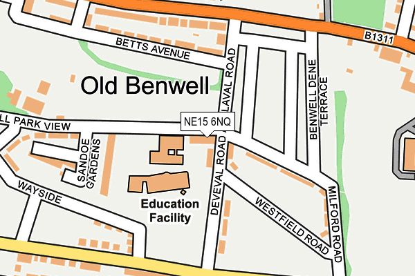 NE15 6NQ map - OS OpenMap – Local (Ordnance Survey) NE15 6NQ map - OS OpenMap – Local (Ordnance Survey)