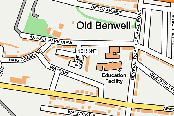 NE15 6NT map - OS OpenMap – Local (Ordnance Survey) NE15 6NT map - OS OpenMap – Local (Ordnance Survey)