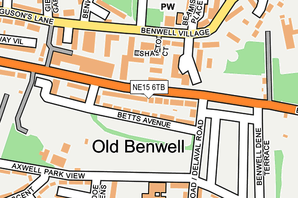 NE15 6TB map - OS OpenMap – Local (Ordnance Survey) NE15 6TB map - OS OpenMap – Local (Ordnance Survey)