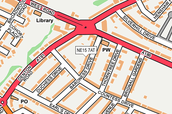 NE15 7AT map - OS OpenMap – Local (Ordnance Survey) NE15 7AT map - OS OpenMap – Local (Ordnance Survey)