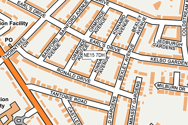 NE15 7DH map - OS OpenMap – Local (Ordnance Survey) NE15 7DH map - OS OpenMap – Local (Ordnance Survey)