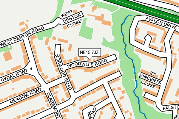 NE15 7JZ map - OS OpenMap – Local (Ordnance Survey) NE15 7JZ map - OS OpenMap – Local (Ordnance Survey)
