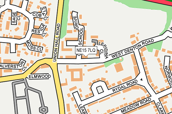NE15 7LQ map - OS OpenMap – Local (Ordnance Survey) NE15 7LQ map - OS OpenMap – Local (Ordnance Survey)