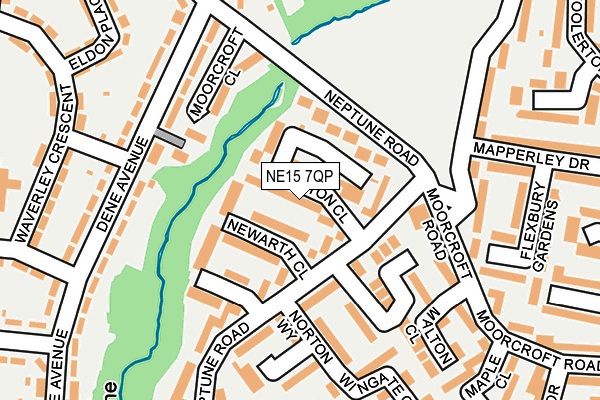 NE15 7QP map - OS OpenMap – Local (Ordnance Survey) NE15 7QP map - OS OpenMap – Local (Ordnance Survey)