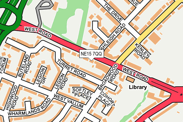 NE15 7QQ map - OS OpenMap – Local (Ordnance Survey) NE15 7QQ map - OS OpenMap – Local (Ordnance Survey)