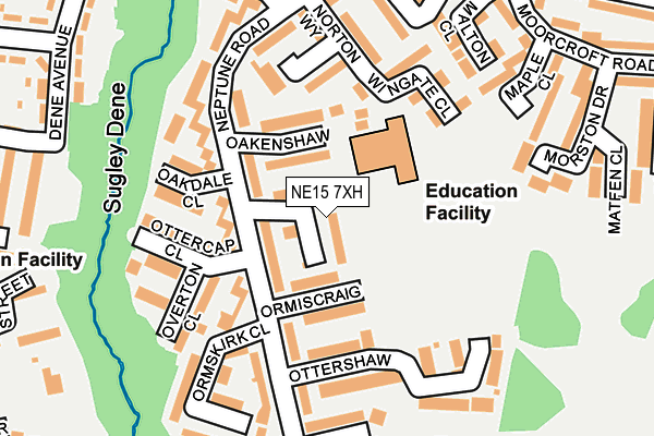 NE15 7XH map - OS OpenMap – Local (Ordnance Survey) NE15 7XH map - OS OpenMap – Local (Ordnance Survey)