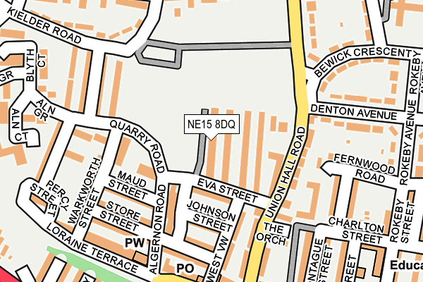 NE15 8DQ map - OS OpenMap – Local (Ordnance Survey) NE15 8DQ map - OS OpenMap – Local (Ordnance Survey)