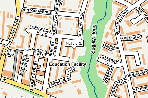NE15 8RL map - OS OpenMap – Local (Ordnance Survey) NE15 8RL map - OS OpenMap – Local (Ordnance Survey)