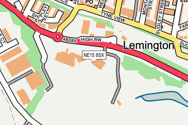 NE15 8SX map - OS OpenMap – Local (Ordnance Survey) NE15 8SX map - OS OpenMap – Local (Ordnance Survey)