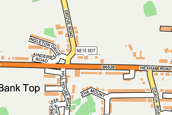 NE15 9DT map - OS OpenMap – Local (Ordnance Survey) NE15 9DT map - OS OpenMap – Local (Ordnance Survey)