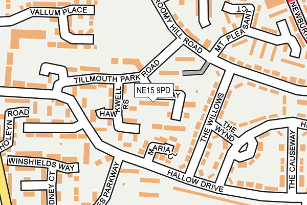 NE15 9PD map - OS OpenMap – Local (Ordnance Survey) NE15 9PD map - OS OpenMap – Local (Ordnance Survey)