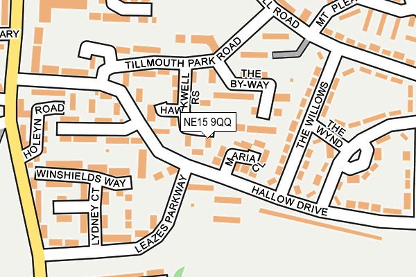NE15 9QQ map - OS OpenMap – Local (Ordnance Survey) NE15 9QQ map - OS OpenMap – Local (Ordnance Survey)