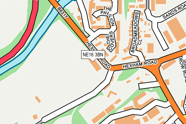 NE16 3BN map - OS OpenMap – Local (Ordnance Survey) NE16 3BN map - OS OpenMap – Local (Ordnance Survey)