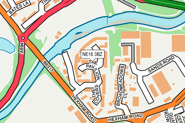 NE16 3BZ map - OS OpenMap – Local (Ordnance Survey) NE16 3BZ map - OS OpenMap – Local (Ordnance Survey)