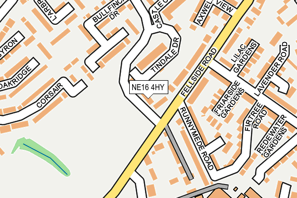 NE16 4HY map - OS OpenMap – Local (Ordnance Survey) NE16 4HY map - OS OpenMap – Local (Ordnance Survey)