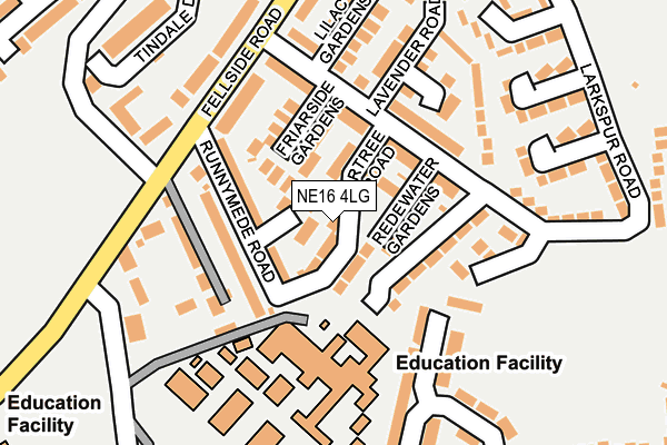 NE16 4LG map - OS OpenMap – Local (Ordnance Survey) NE16 4LG map - OS OpenMap – Local (Ordnance Survey)