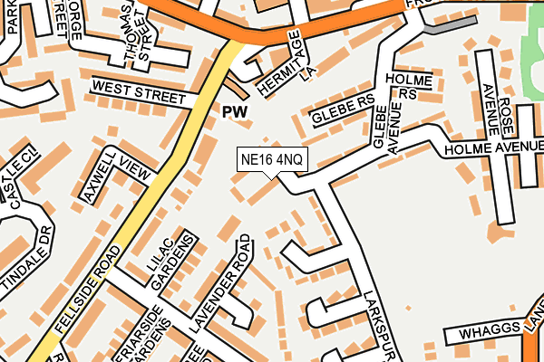NE16 4NQ map - OS OpenMap – Local (Ordnance Survey) NE16 4NQ map - OS OpenMap – Local (Ordnance Survey)