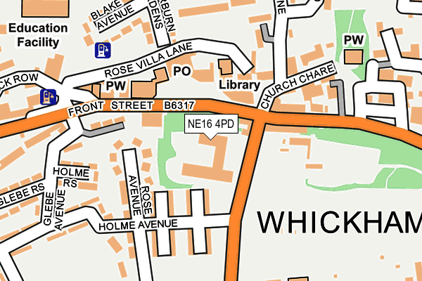NE16 4PD map - OS OpenMap – Local (Ordnance Survey) NE16 4PD map - OS OpenMap – Local (Ordnance Survey)