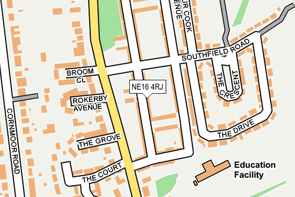 NE16 4RJ map - OS OpenMap – Local (Ordnance Survey) NE16 4RJ map - OS OpenMap – Local (Ordnance Survey)