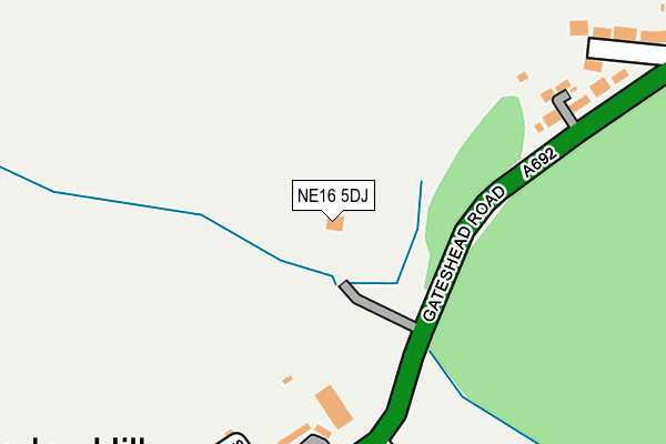 NE16 5DJ map - OS OpenMap – Local (Ordnance Survey) NE16 5DJ map - OS OpenMap – Local (Ordnance Survey)
