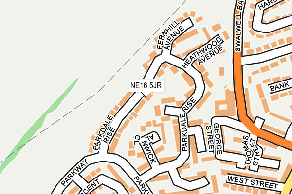 NE16 5JR map - OS OpenMap – Local (Ordnance Survey) NE16 5JR map - OS OpenMap – Local (Ordnance Survey)