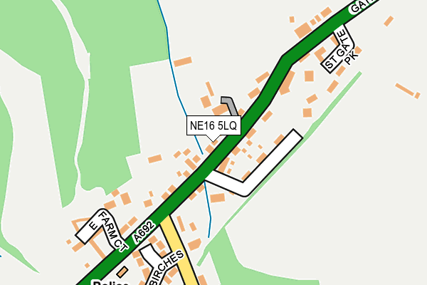 NE16 5LQ map - OS OpenMap – Local (Ordnance Survey) NE16 5LQ map - OS OpenMap – Local (Ordnance Survey)