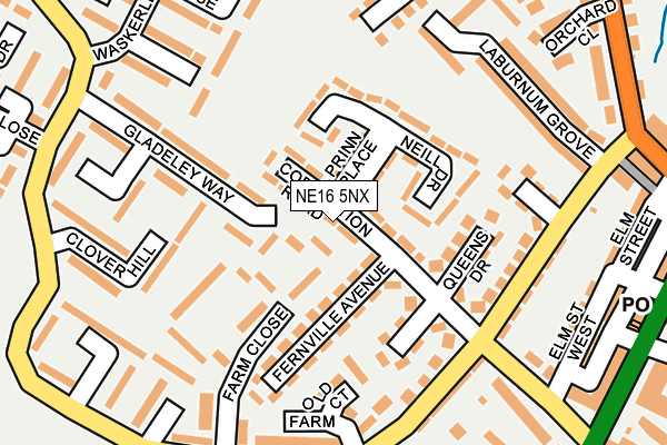 NE16 5NX map - OS OpenMap – Local (Ordnance Survey) NE16 5NX map - OS OpenMap – Local (Ordnance Survey)