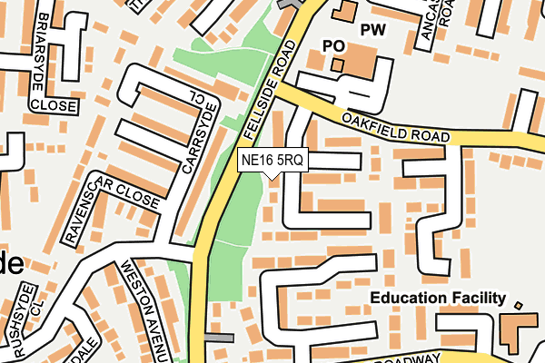 NE16 5RQ map - OS OpenMap – Local (Ordnance Survey) NE16 5RQ map - OS OpenMap – Local (Ordnance Survey)
