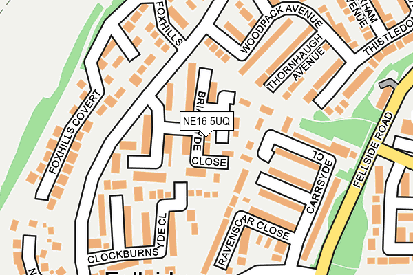 NE16 5UQ map - OS OpenMap – Local (Ordnance Survey) NE16 5UQ map - OS OpenMap – Local (Ordnance Survey)