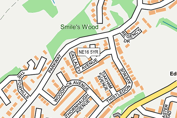NE16 5YR map - OS OpenMap – Local (Ordnance Survey) NE16 5YR map - OS OpenMap – Local (Ordnance Survey)