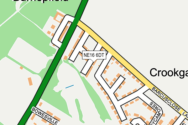 NE16 6DT map - OS OpenMap – Local (Ordnance Survey) NE16 6DT map - OS OpenMap – Local (Ordnance Survey)