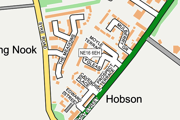 NE16 6EH map - OS OpenMap – Local (Ordnance Survey) NE16 6EH map - OS OpenMap – Local (Ordnance Survey)