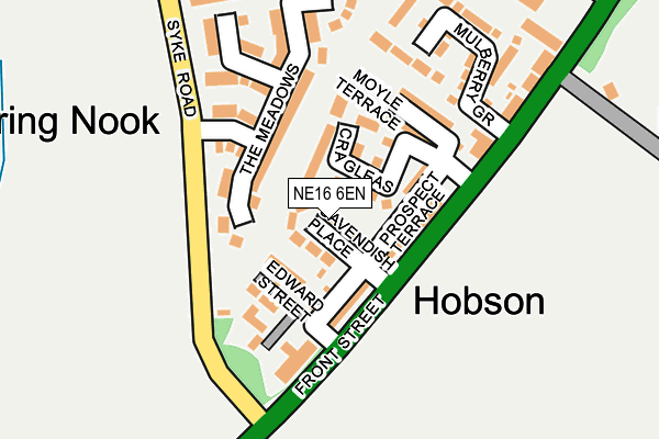 NE16 6EN map - OS OpenMap – Local (Ordnance Survey) NE16 6EN map - OS OpenMap – Local (Ordnance Survey)