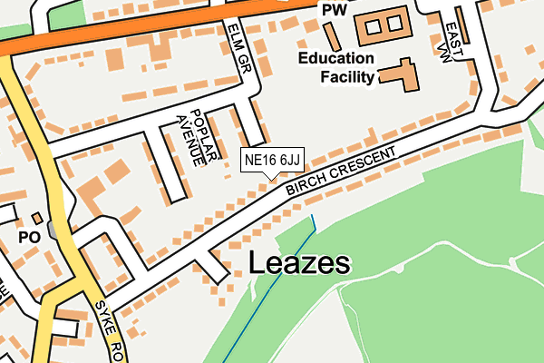NE16 6JJ map - OS OpenMap – Local (Ordnance Survey) NE16 6JJ map - OS OpenMap – Local (Ordnance Survey)