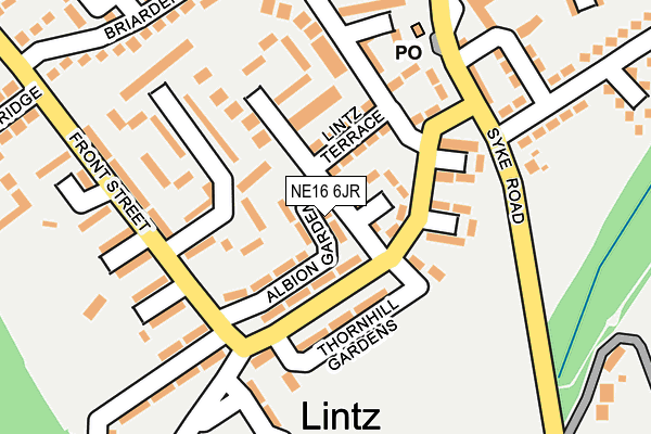 NE16 6JR map - OS OpenMap – Local (Ordnance Survey) NE16 6JR map - OS OpenMap – Local (Ordnance Survey)