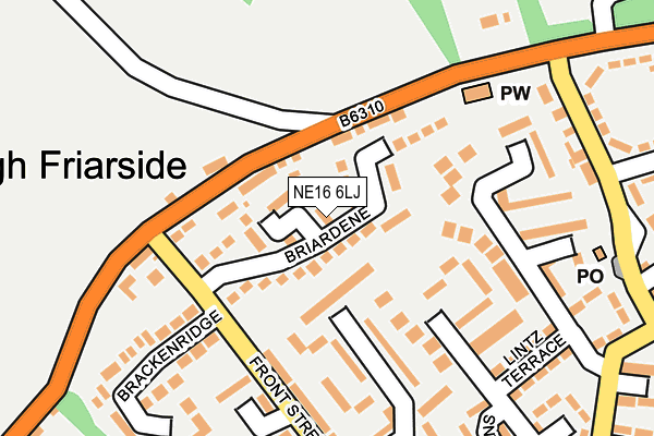 NE16 6LJ map - OS OpenMap – Local (Ordnance Survey) NE16 6LJ map - OS OpenMap – Local (Ordnance Survey)
