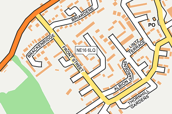 NE16 6LQ map - OS OpenMap – Local (Ordnance Survey) NE16 6LQ map - OS OpenMap – Local (Ordnance Survey)