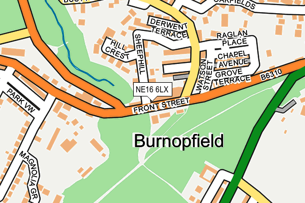 NE16 6LX map - OS OpenMap – Local (Ordnance Survey) NE16 6LX map - OS OpenMap – Local (Ordnance Survey)