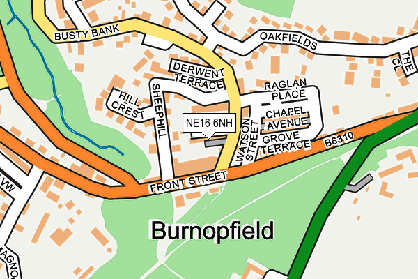 NE16 6NH map - OS OpenMap – Local (Ordnance Survey) NE16 6NH map - OS OpenMap – Local (Ordnance Survey)