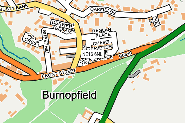 NE16 6NL map - OS OpenMap – Local (Ordnance Survey) NE16 6NL map - OS OpenMap – Local (Ordnance Survey)