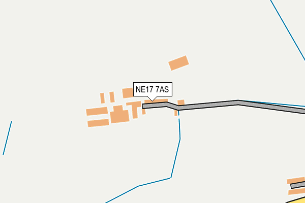 NE17 7AS map - OS OpenMap – Local (Ordnance Survey) NE17 7AS map - OS OpenMap – Local (Ordnance Survey)