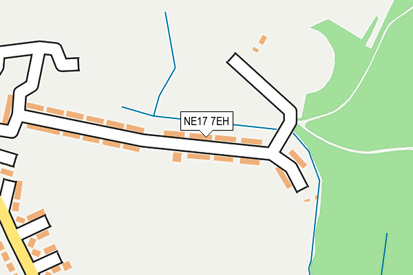 NE17 7EH map - OS OpenMap – Local (Ordnance Survey) NE17 7EH map - OS OpenMap – Local (Ordnance Survey)