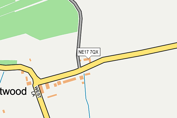 NE17 7QX map - OS OpenMap – Local (Ordnance Survey) NE17 7QX map - OS OpenMap – Local (Ordnance Survey)
