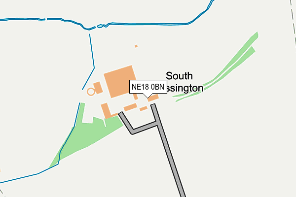 NE18 0BN map - OS OpenMap – Local (Ordnance Survey) NE18 0BN map - OS OpenMap – Local (Ordnance Survey)