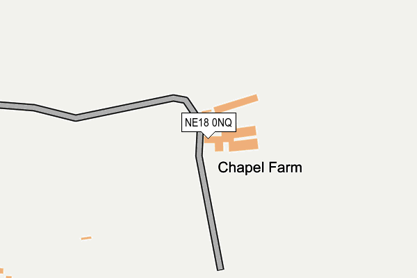 NE18 0NQ map - OS OpenMap – Local (Ordnance Survey) NE18 0NQ map - OS OpenMap – Local (Ordnance Survey)