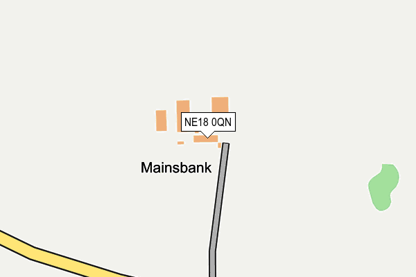 NE18 0QN map - OS OpenMap – Local (Ordnance Survey) NE18 0QN map - OS OpenMap – Local (Ordnance Survey)