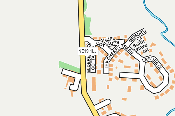 NE19 1LJ map - OS OpenMap – Local (Ordnance Survey) NE19 1LJ map - OS OpenMap – Local (Ordnance Survey)