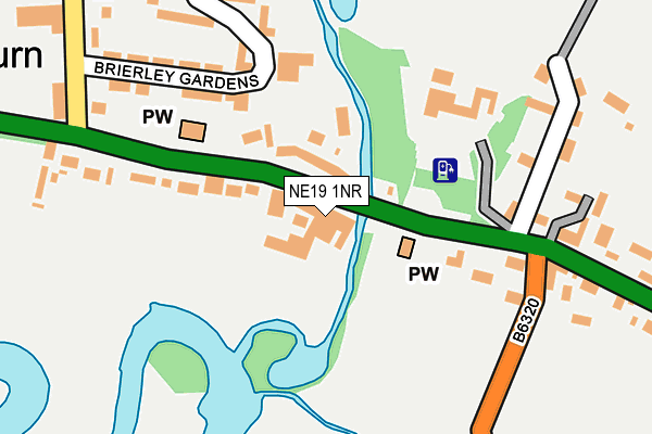 NE19 1NR map - OS OpenMap – Local (Ordnance Survey) NE19 1NR map - OS OpenMap – Local (Ordnance Survey)