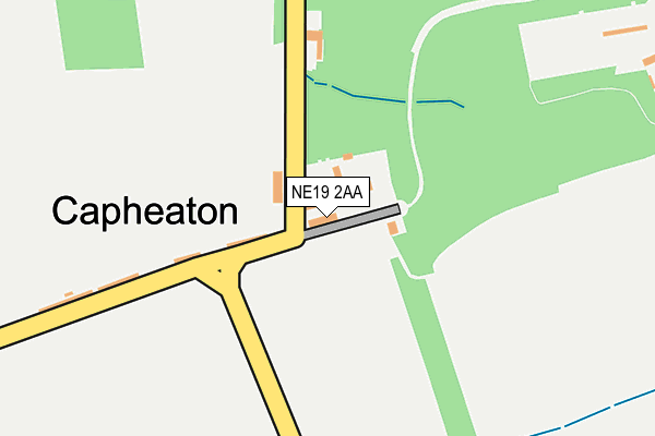 NE19 2AA map - OS OpenMap – Local (Ordnance Survey) NE19 2AA map - OS OpenMap – Local (Ordnance Survey)